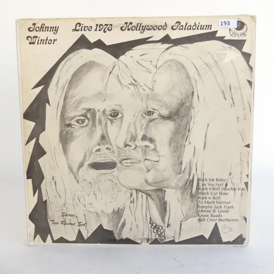 Johnny Winter, Live 1973 Hollywood Paladium